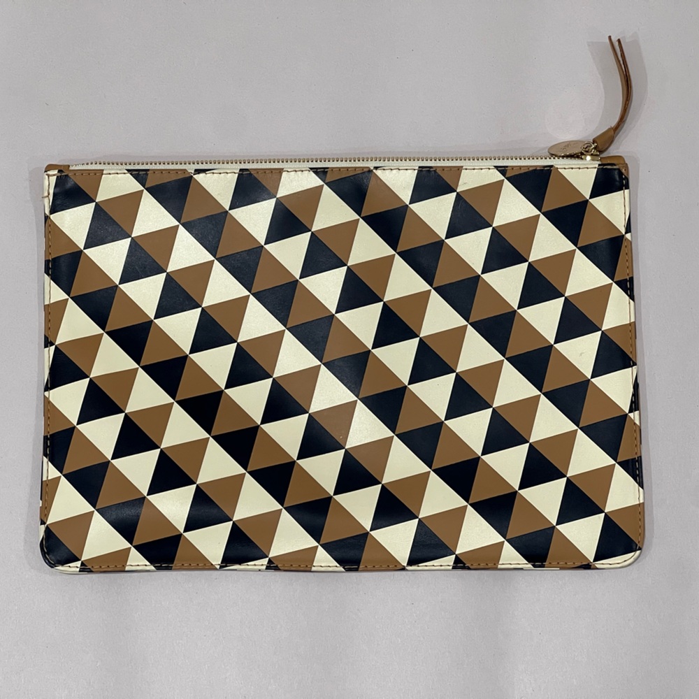 Clare V Multicolor Geometric Clutch